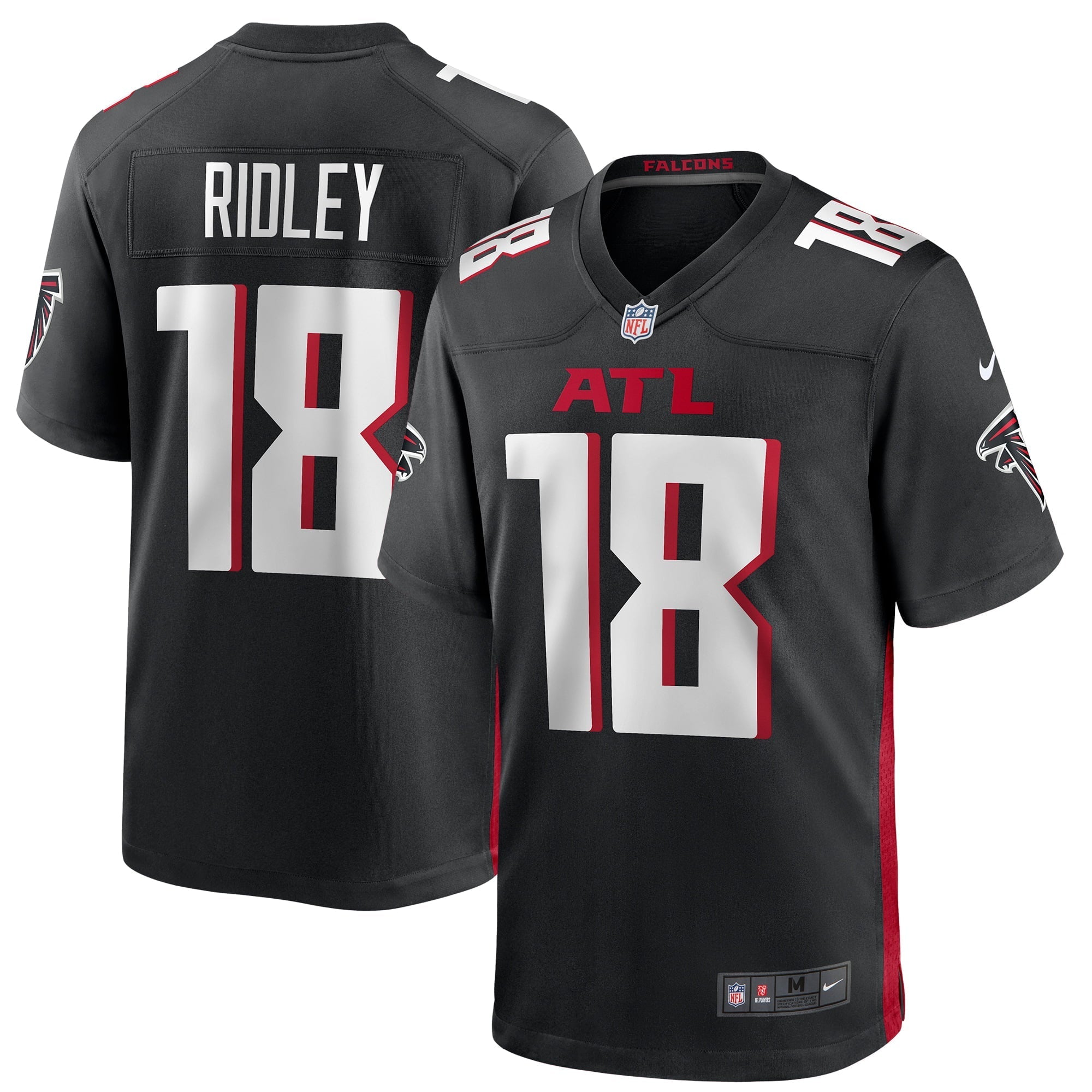 Men s Nike Calvin Ridley Black Atlanta Falcons Game Player Jersey
