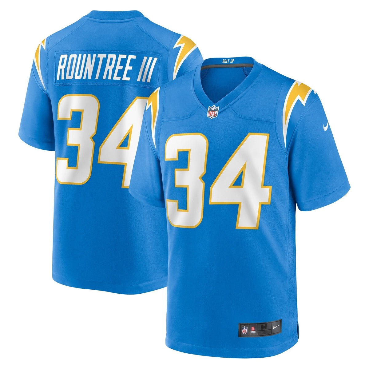 Men s Nike Larry Rountree III Powder Blue Los Angeles Chargers Player Game Jersey