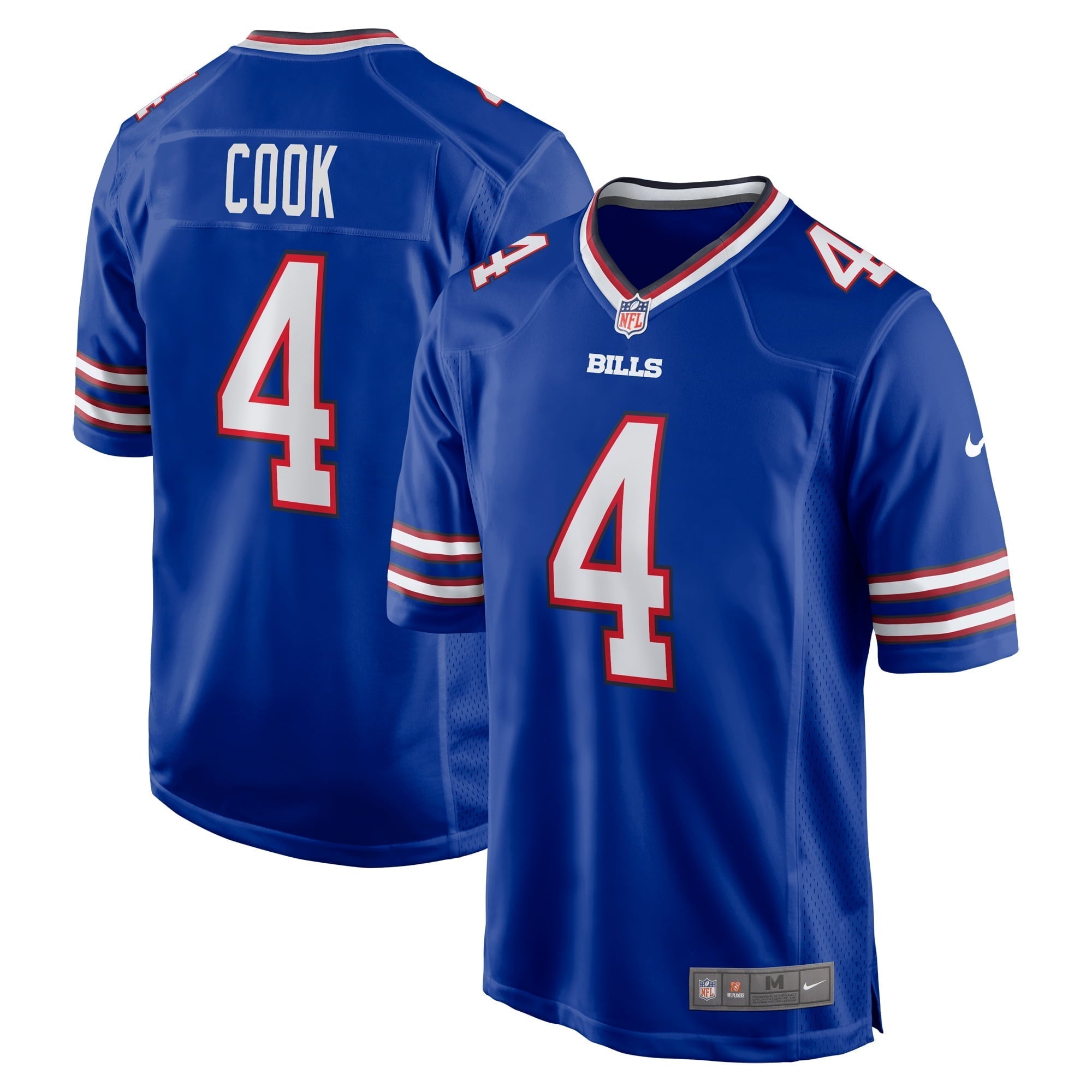 Men s Nike James Cook Royal Buffalo Bills Game Player Jersey