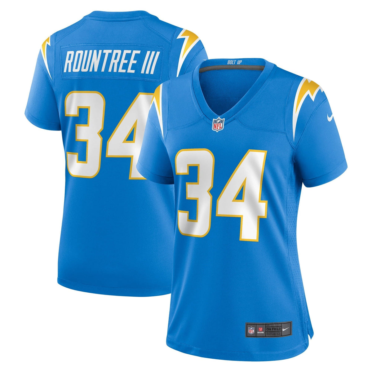 Women s Nike Larry Rountree III Powder Blue Los Angeles Chargers Player Game Jersey