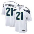 Men s Nike Devon Witherspoon White Seattle Seahawks Away Game Jersey