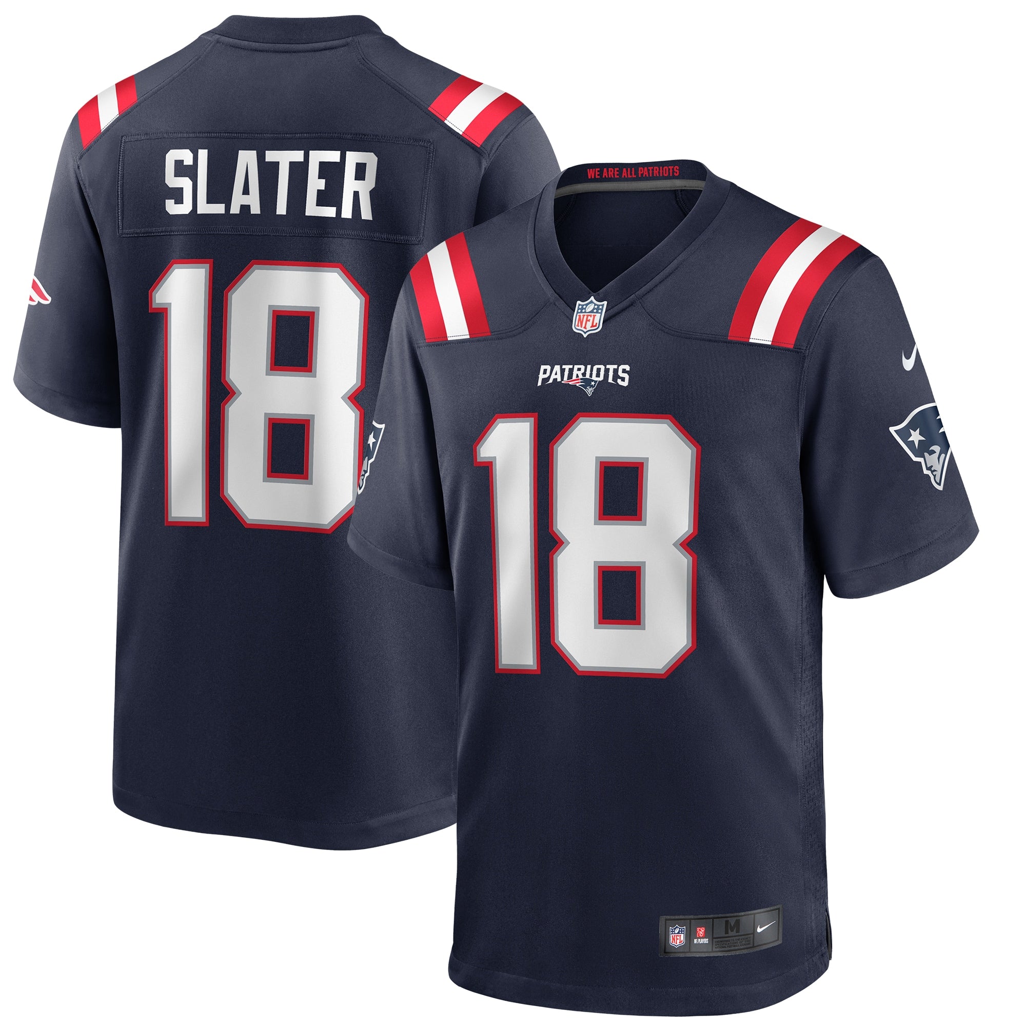Matthew Slater New England Patriots Nike Game Player Jersey   Navy
