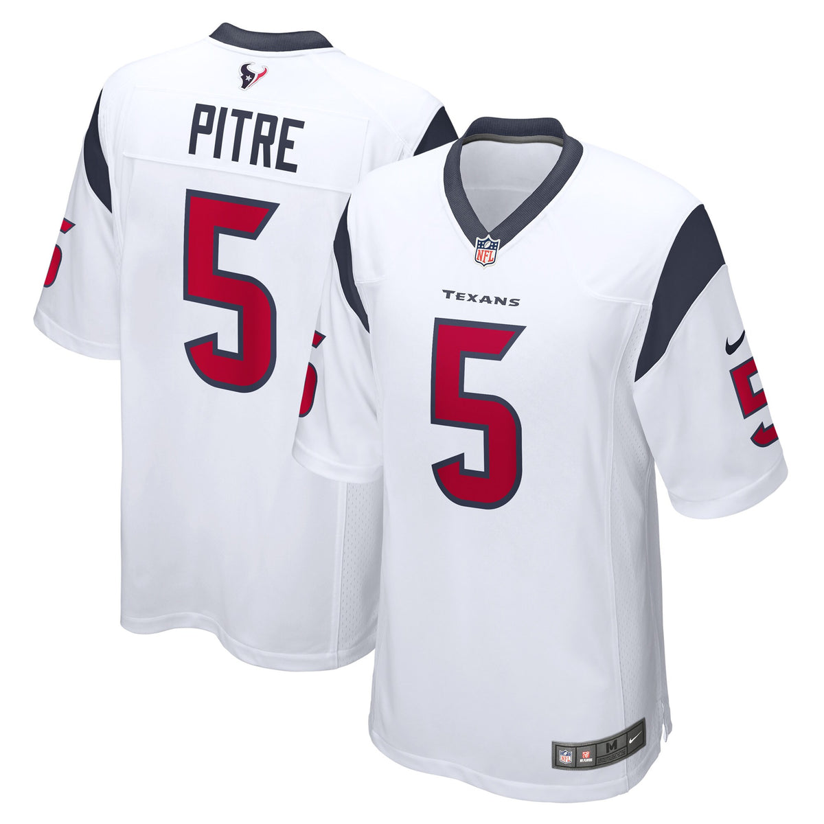Jalen Pitre Houston Texans Nike Game Player Jersey   White