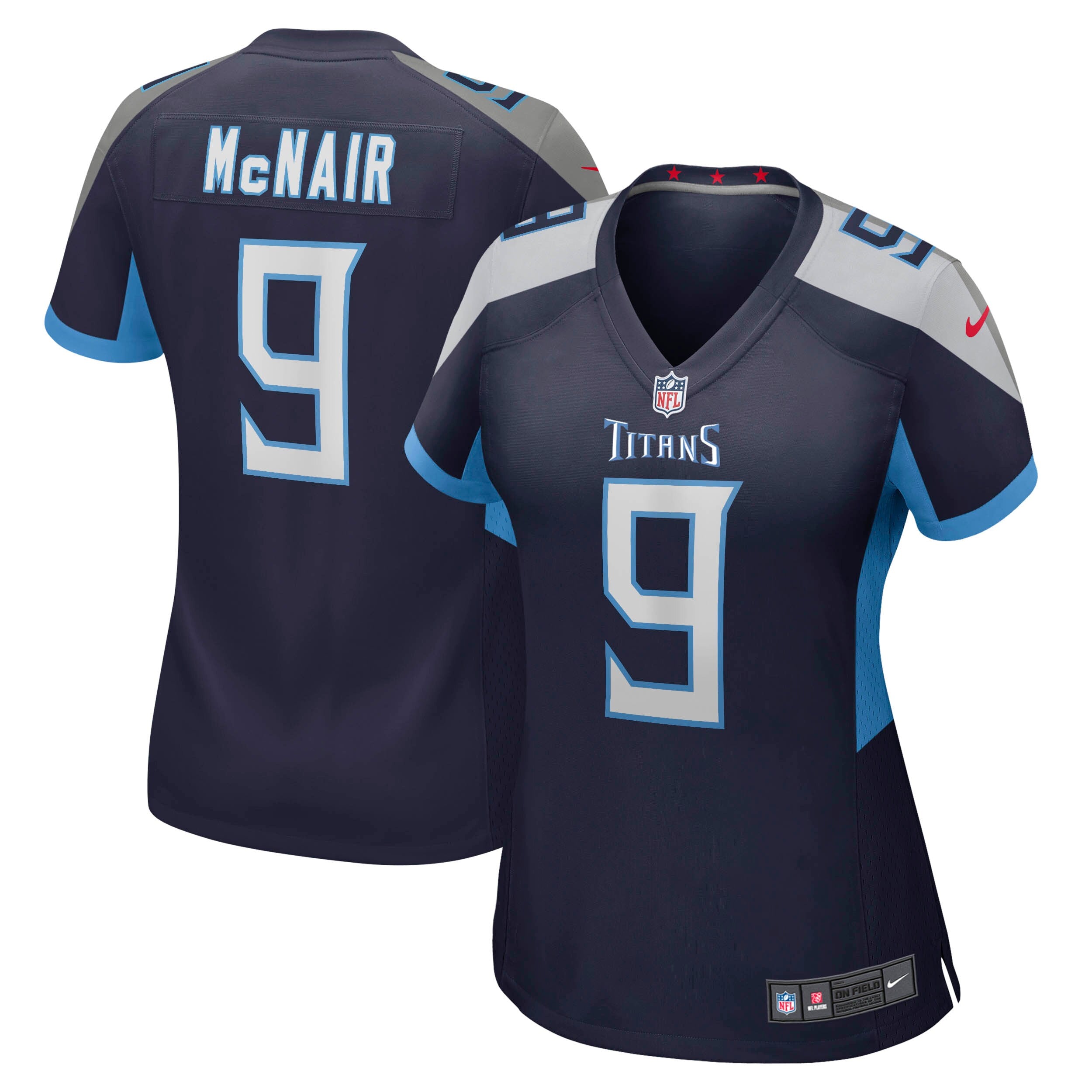 Steve McNair Tennessee Titans Nike Women s Game Retired Player Jersey   Navy