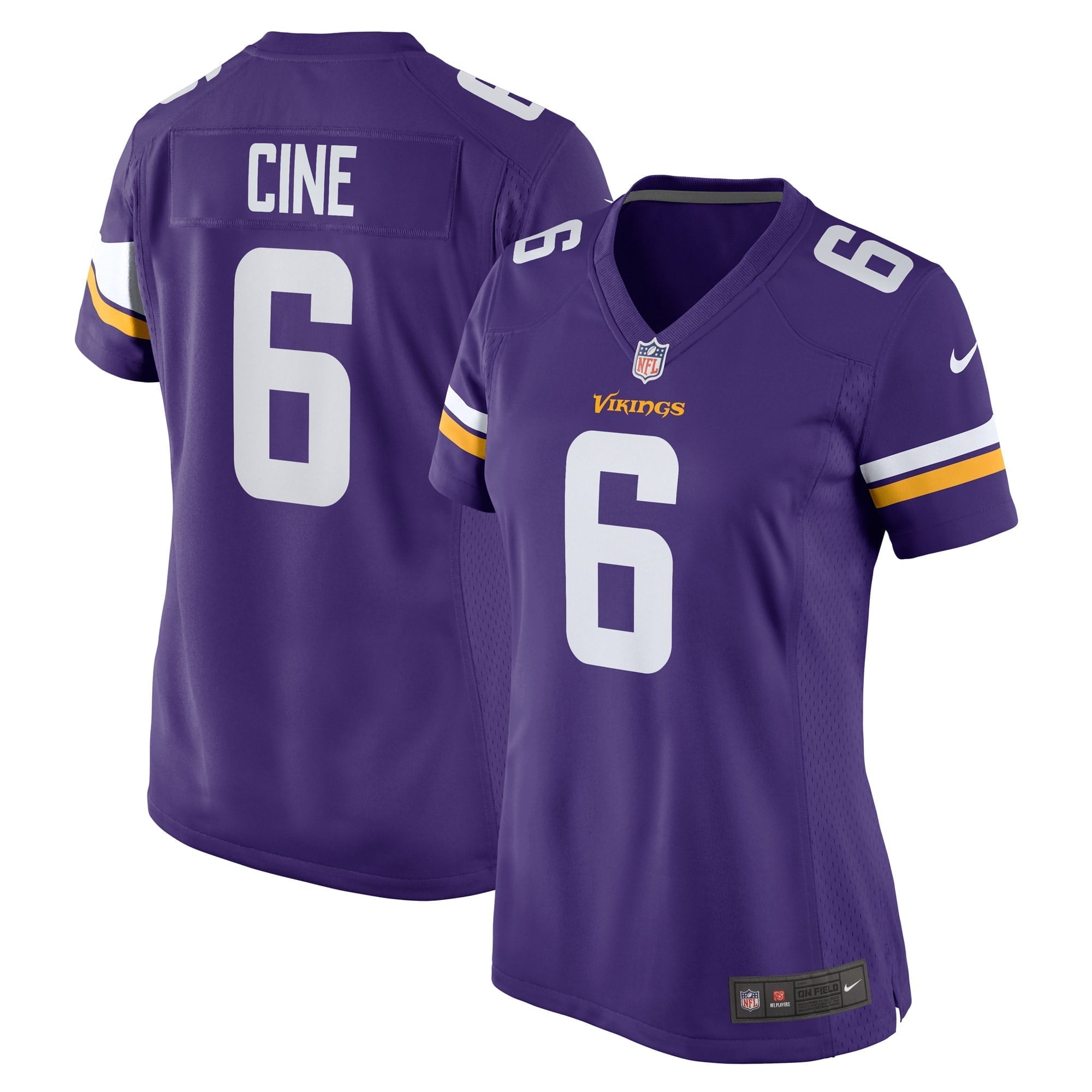 Women s Nike Lewis Cine Purple Minnesota Vikings Game Player Jersey