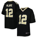Chris Olave New Orleans Saints Nike Youth Game Jersey   Black