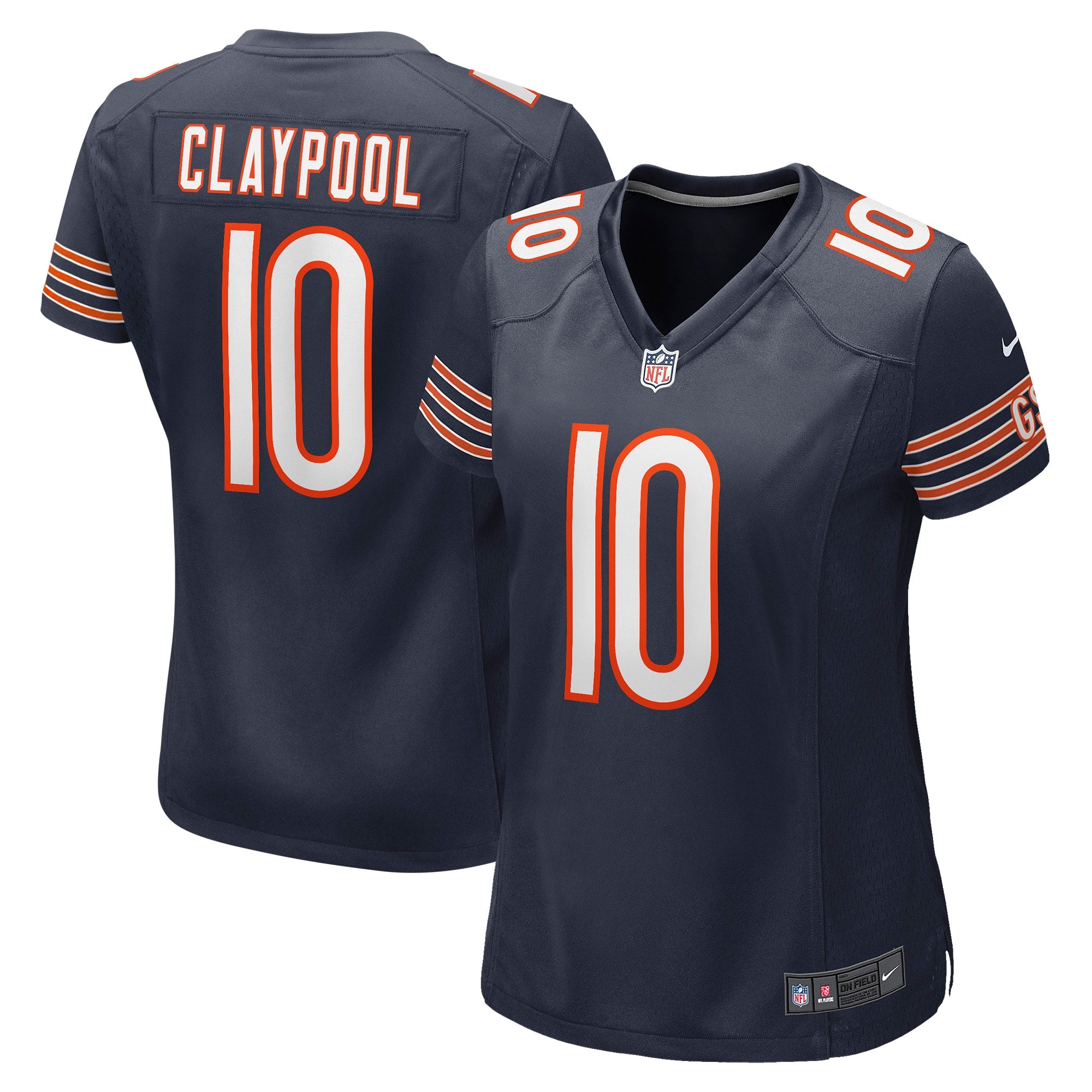 Chase Claypool Chicago Bears Nike Women s Game Player Jersey   Navy
