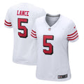 Trey Lance San Francisco 49ers Nike Women s Player Jersey   White