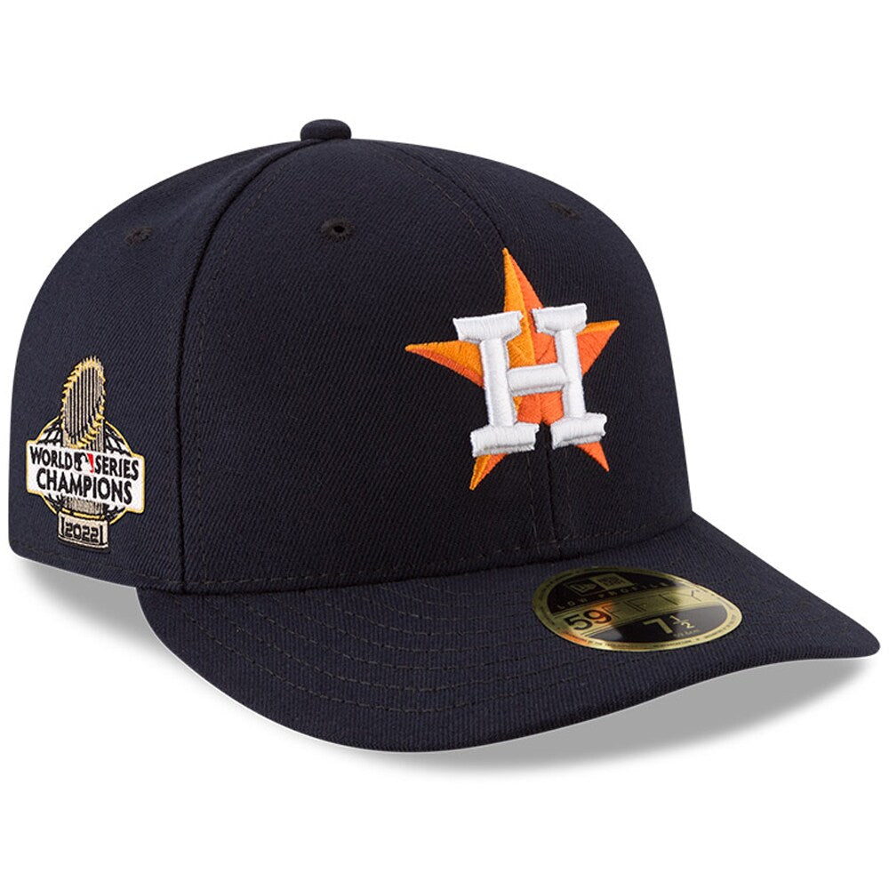 Houston Astros New Era 2022 World Series Champions Side Patch Low Profile 59FIFTY Fitted Hat - Navy