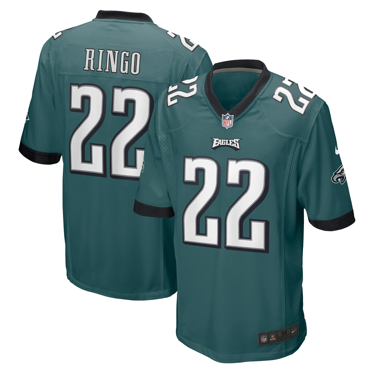 Kelee Ringo Philadelphia Eagles Nike Team Game Jersey   Midnight Green