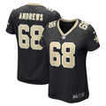 Women s Nike Josh Andrews Black New Orleans Saints Game Player Jersey