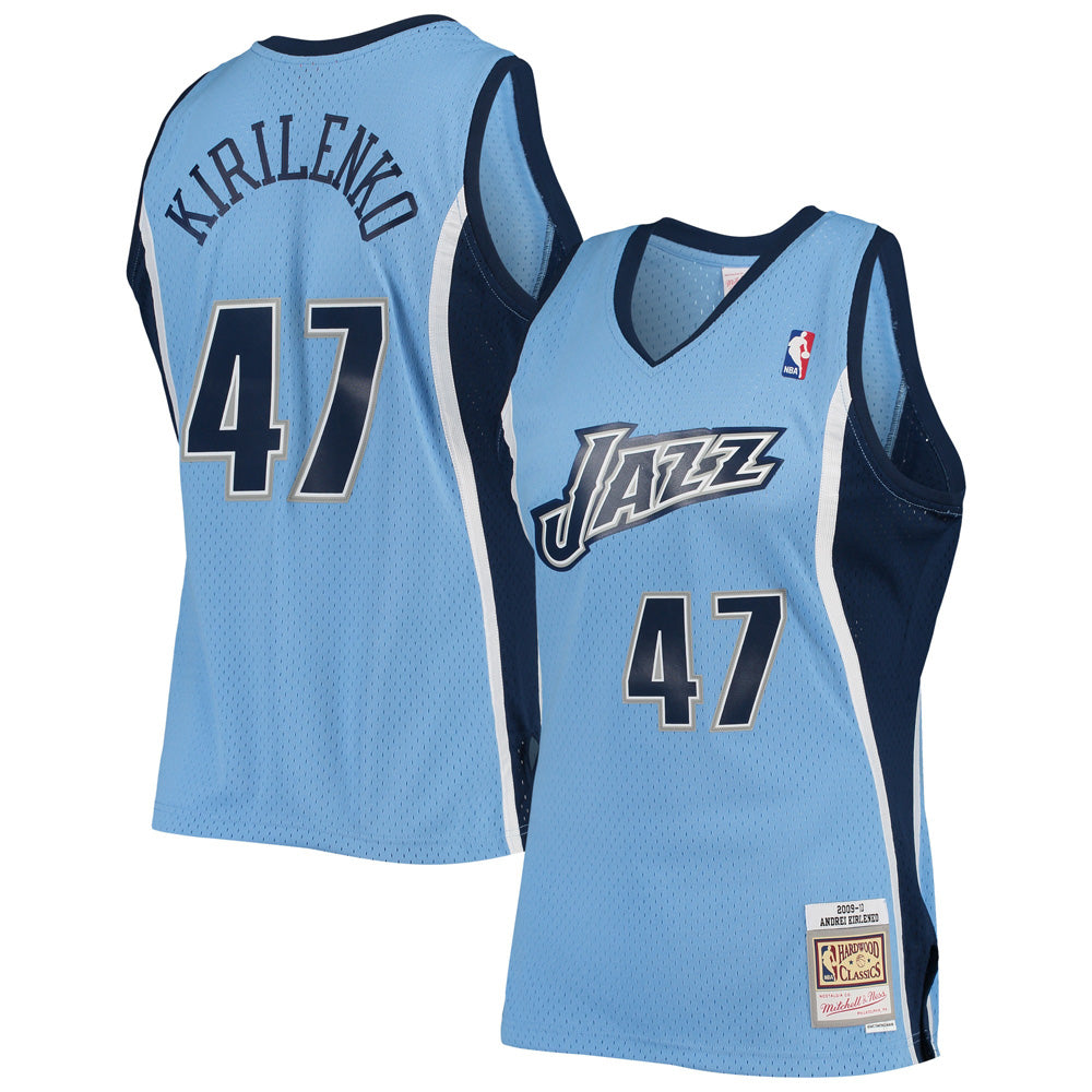 Men's Utah Jazz Andrei Kirilenko 2009-10 Hardwood Classics Jersey - Powder Blue