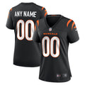 Cincinnati Bengals Nike Women s Game Custom Jersey   Black