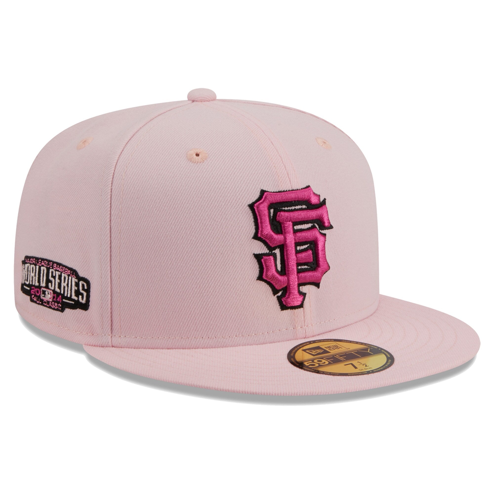 San Francisco Giants New Era 2014 MLB World Series 59FIFTY Fitted Hat - Pink