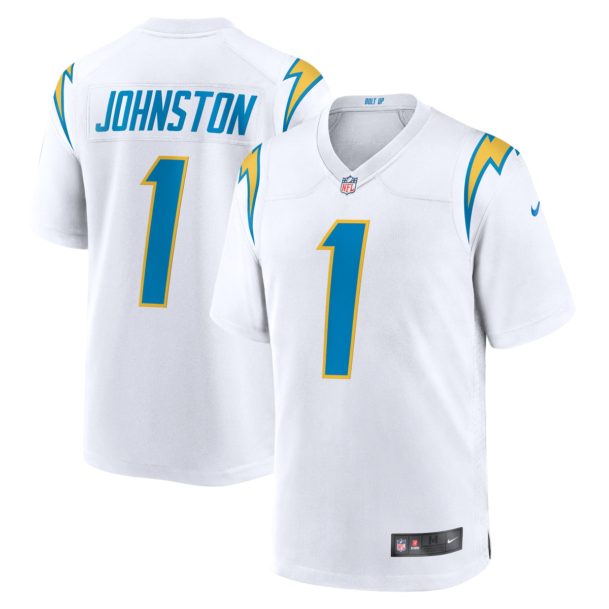 Quentin Johnston Los Angeles Chargers Nike Away Game Jersey   White