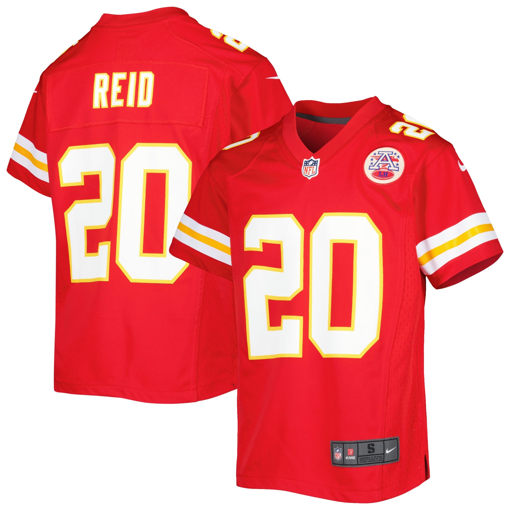 Justin Reid Kansas City Chiefs Nike Youth Game Jersey   Red