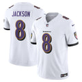 Men s Nike Lamar Jackson White Baltimore Ravens Vapor F.U.S.E. Limited Jersey
