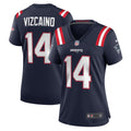 Women s Nike Tristan Vizcaino Navy New England Patriots Home Game Player Jersey