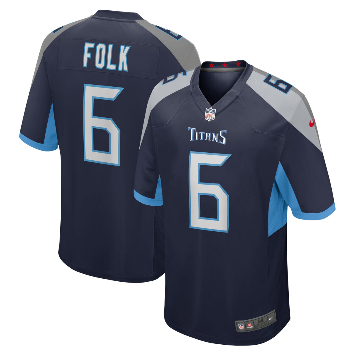 Nick Folk Tennessee Titans Nike Team Game Jersey    Navy