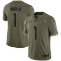 Kyler Murray Arizona Cardinals Nike 2022 Salute To Service Limited Jersey   Olive