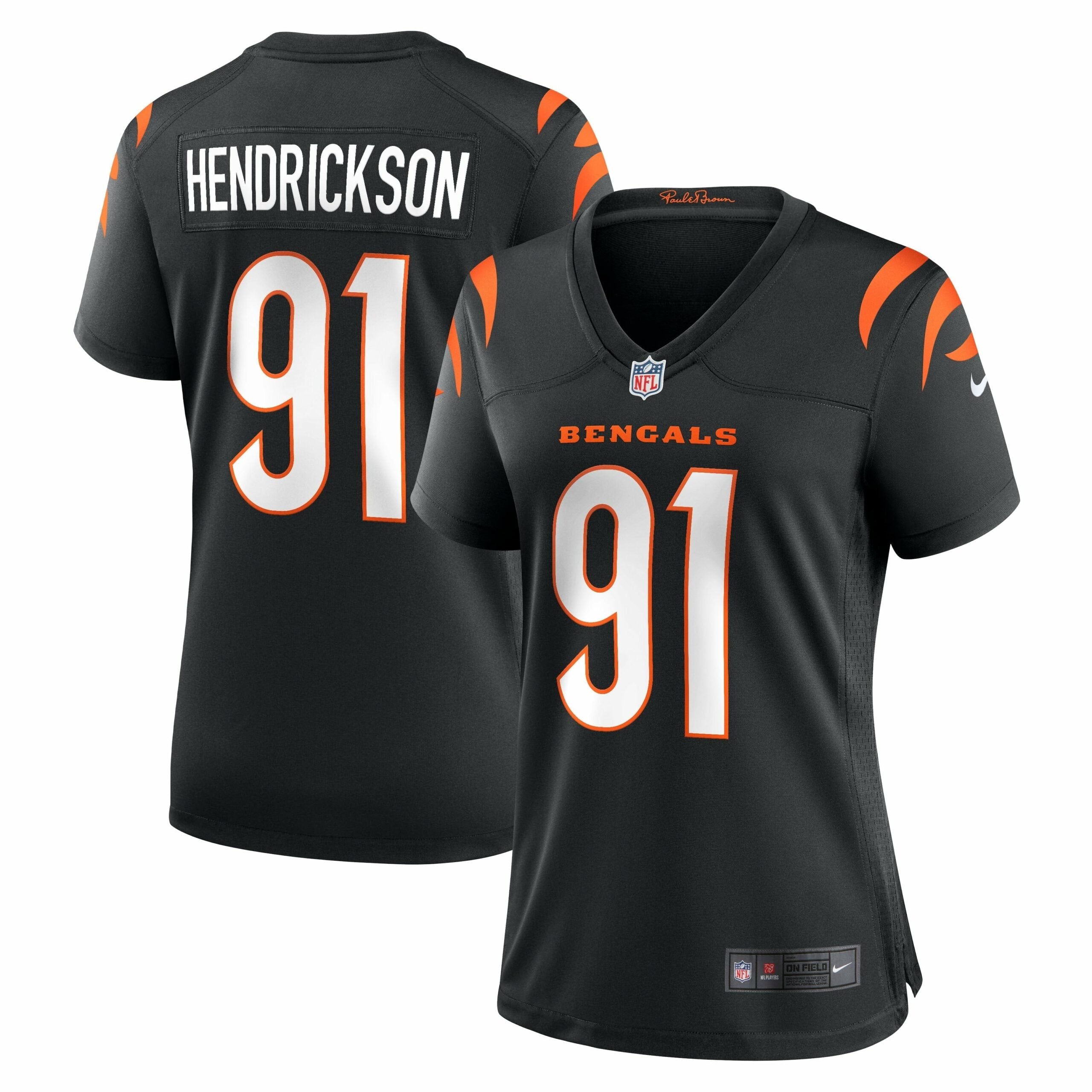 Women s Nike Trey Hendrickson Black Cincinnati Bengals Game Jersey