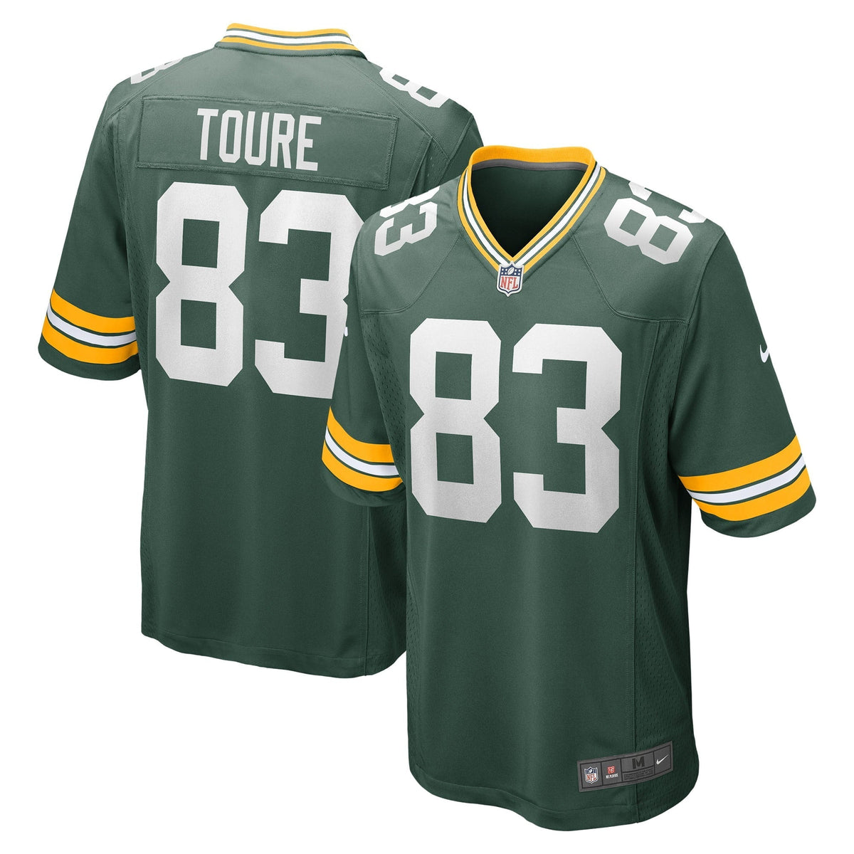 Men s Nike Samori Toure Green Green Bay Packers Game Player Jersey