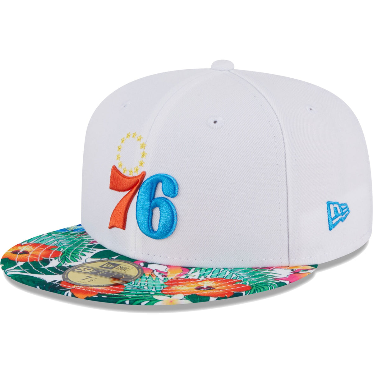 Philadelphia 76ers New Era 59FIFTY Fitted Hat - White