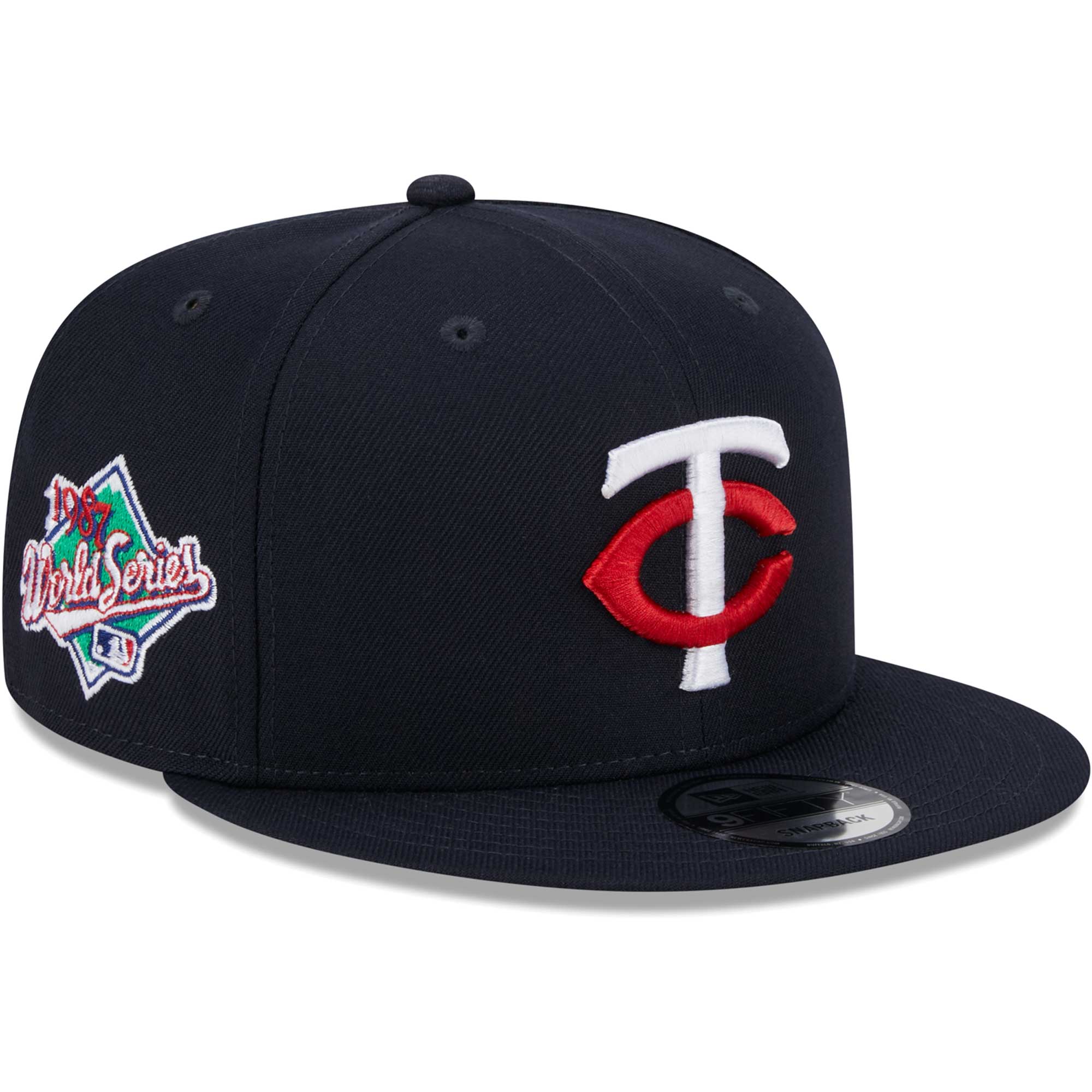 Minnesota Twins New Era 1987 World Series Side Patch 9FIFTY Snapback Hat - Navy