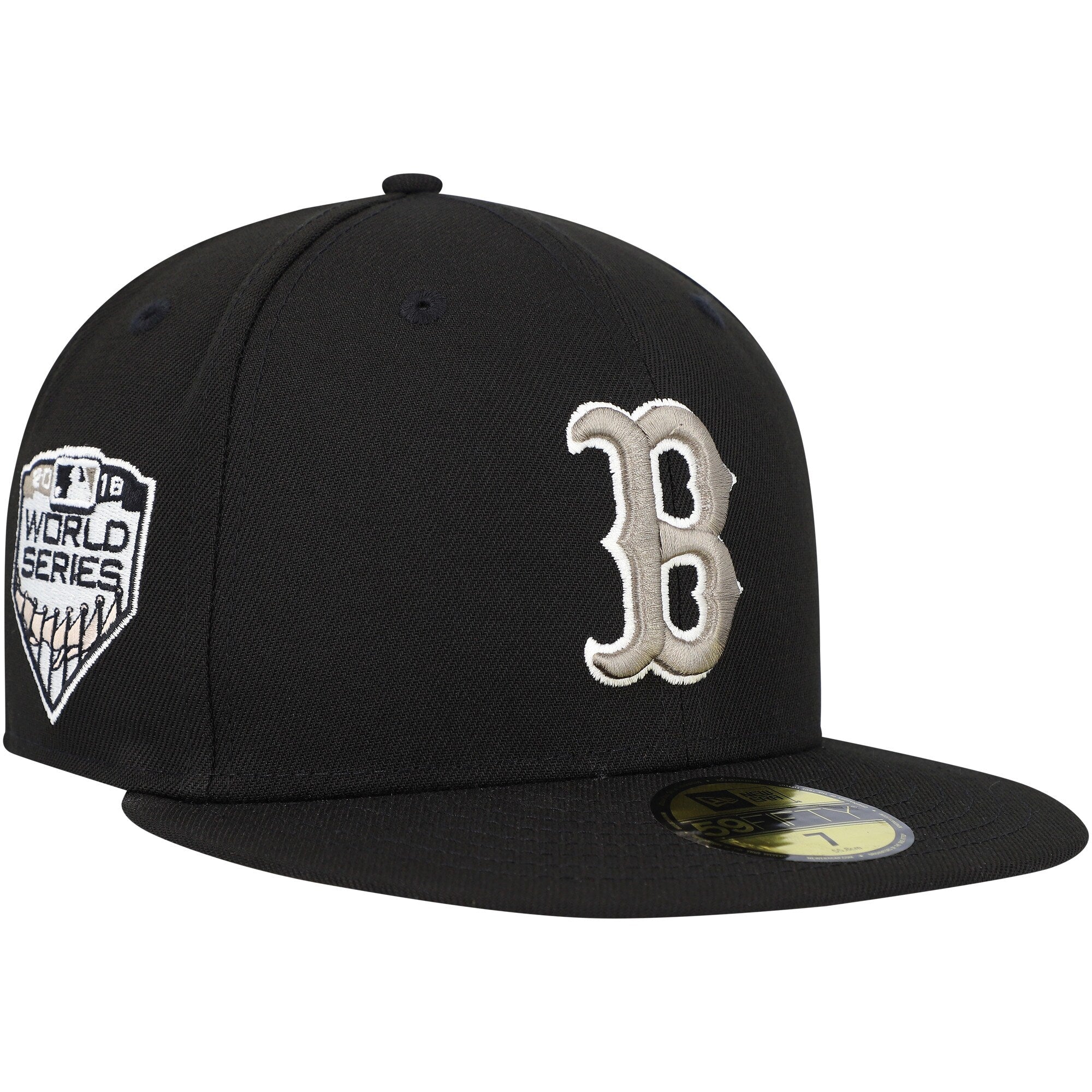 Boston Red Sox New Era Chrome Camo Undervisor 59FIFTY Fitted Hat - Black
