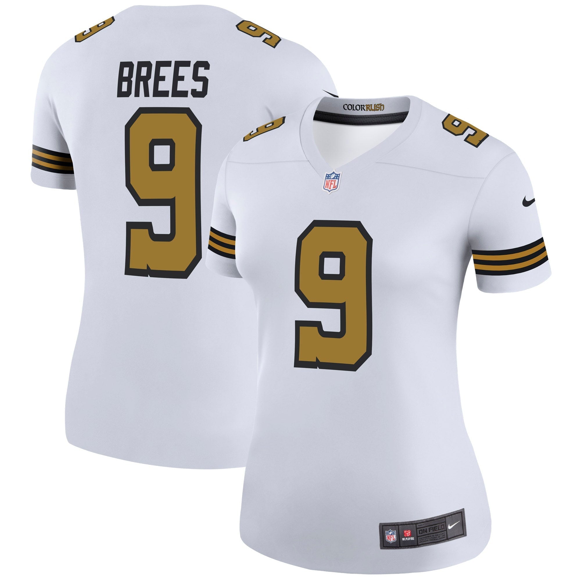 Women s Nike Drew Brees White New Orleans Saints Color Rush Legend Jersey