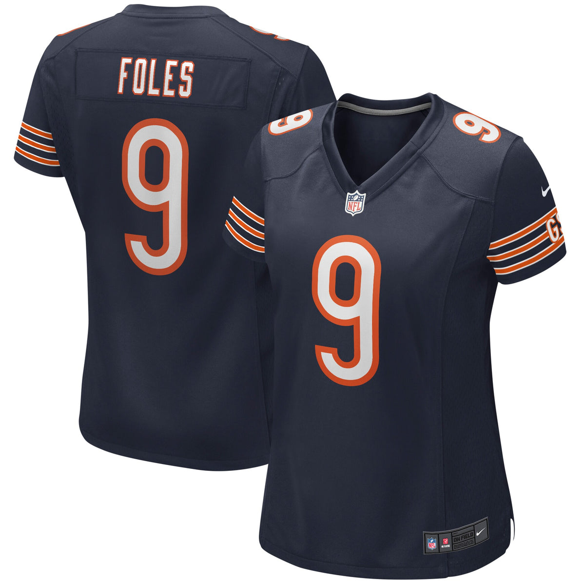 Nick Foles Chicago Bears Nike Women s Player Game Jersey   Navy