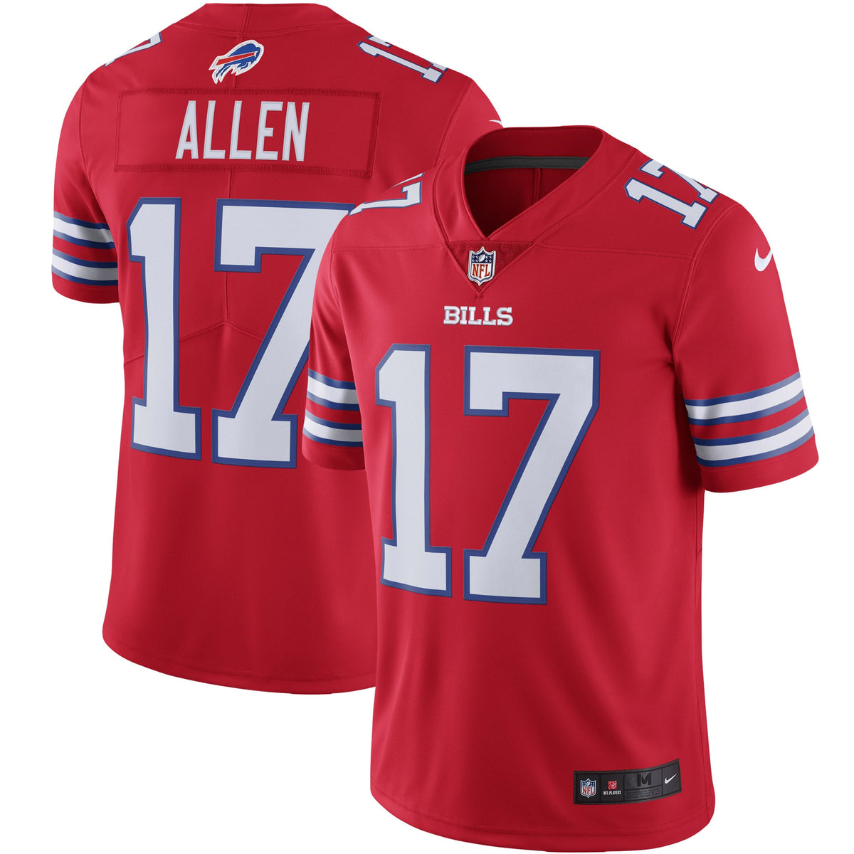 Josh Allen Buffalo Bills Nike Color Rush Vapor Limited Jersey   Red