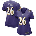 Women s Nike Geno Stone Purple Baltimore Ravens Game Jersey