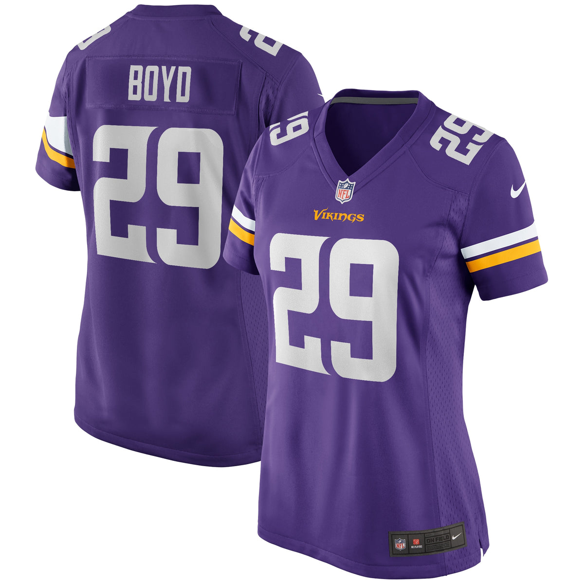 Kris Boyd Minnesota Vikings Nike Women s Game Jersey   Purple