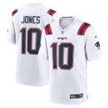 Men s Nike Mac Jones White New England Patriots Player Game Jersey