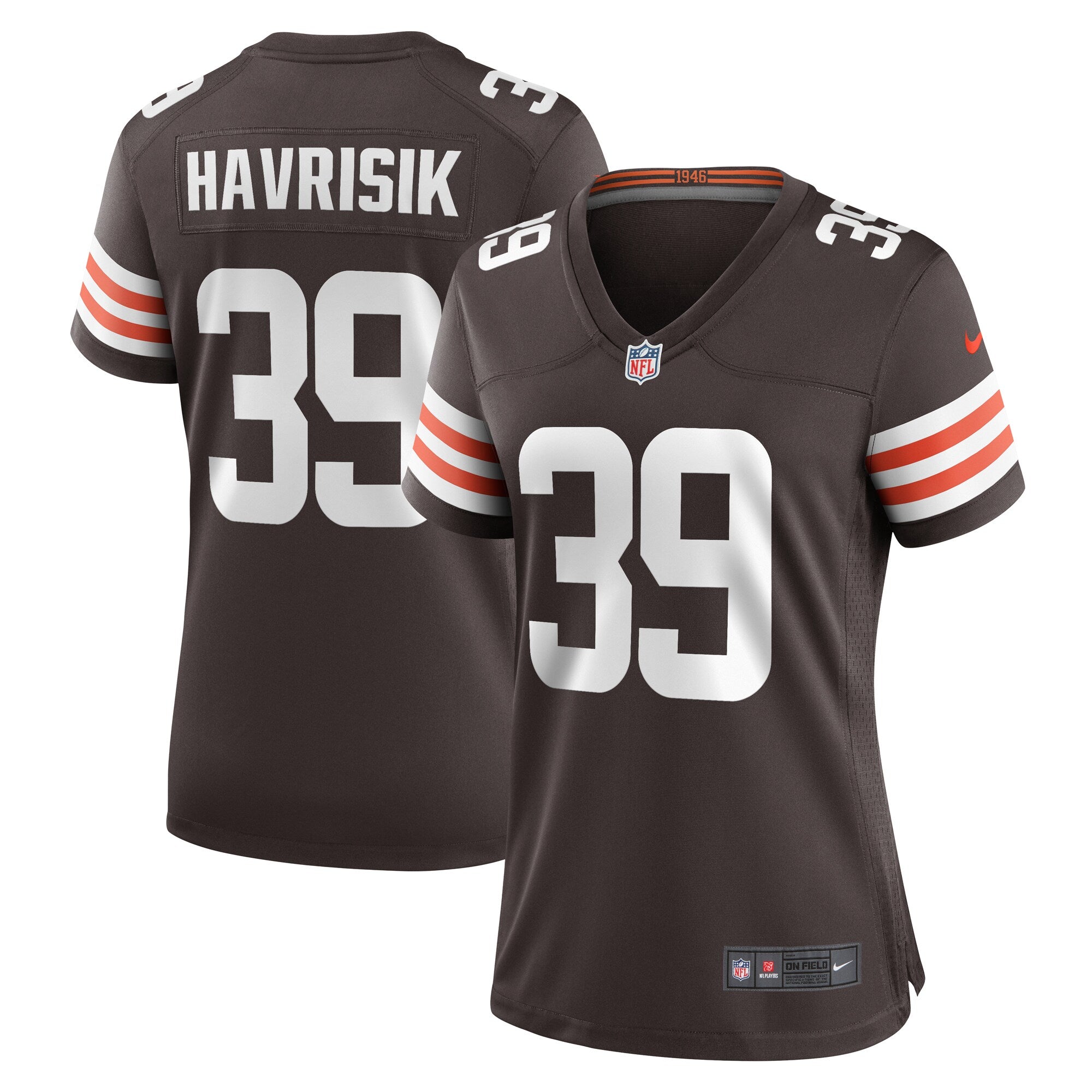 Lucas Havrisik Cleveland Browns Nike Women s Team Game Jersey    Brown