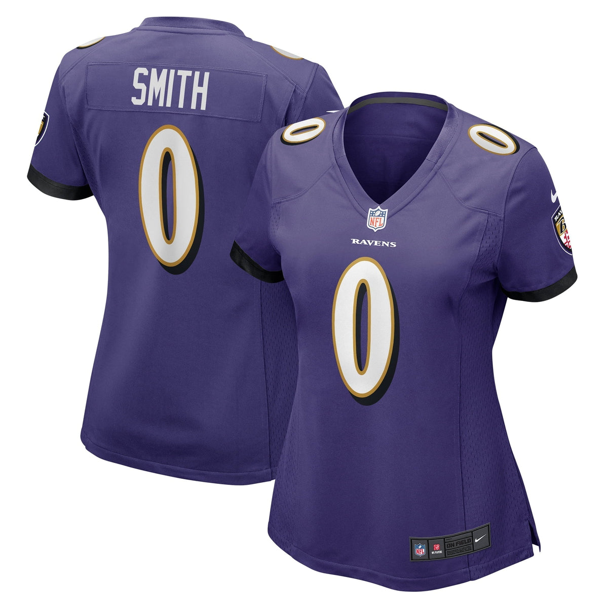 Women s Nike Roquan Smith Purple Baltimore Ravens Team Game Jersey