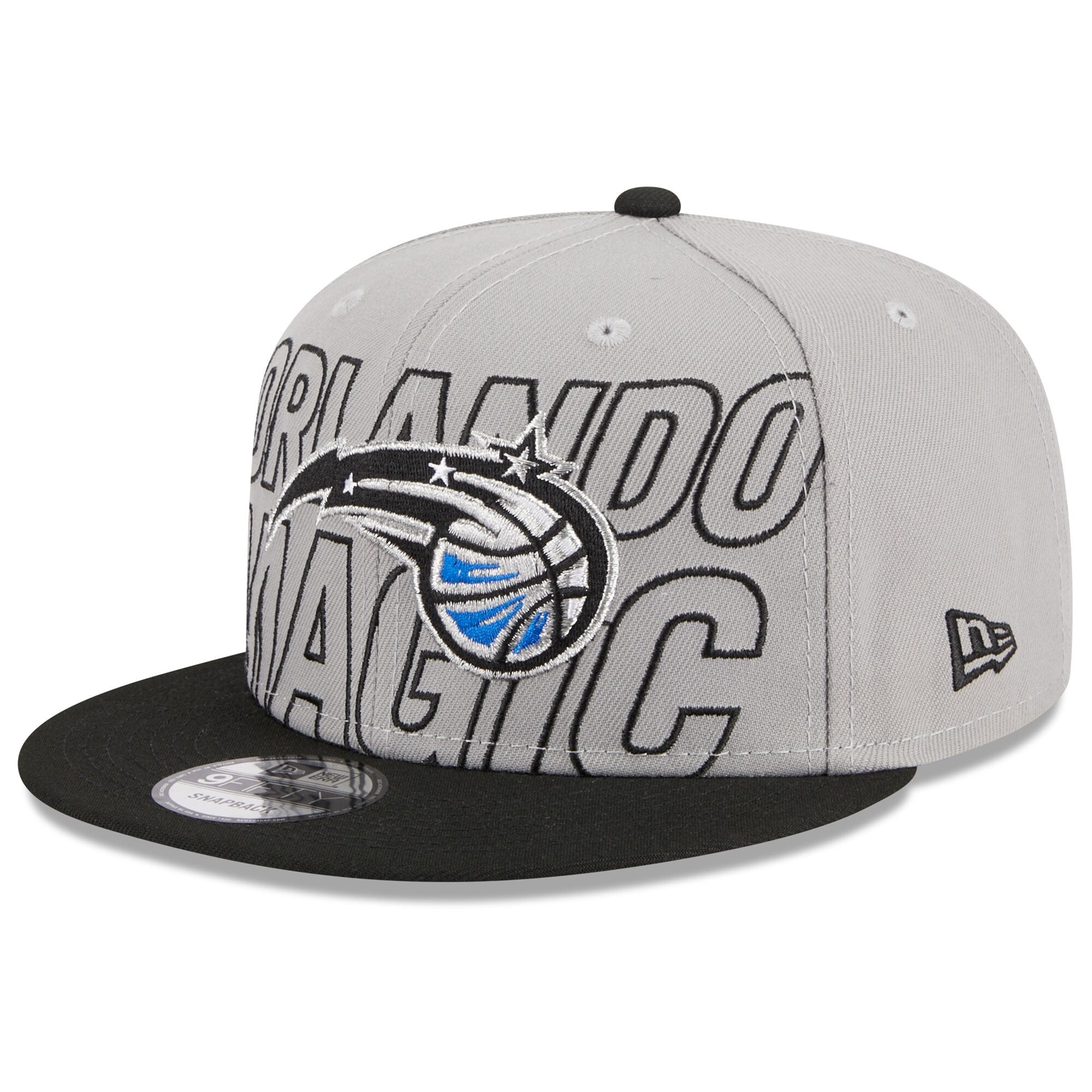 Orlando Magic New Era 2023 NBA Draft Two-Tone 9FIFTY Snapback Hat - Gray/Black