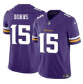 Men s Minnesota Vikings Josh Dobbs Purple 2023 Vapor Untouchable Limited Jerseys