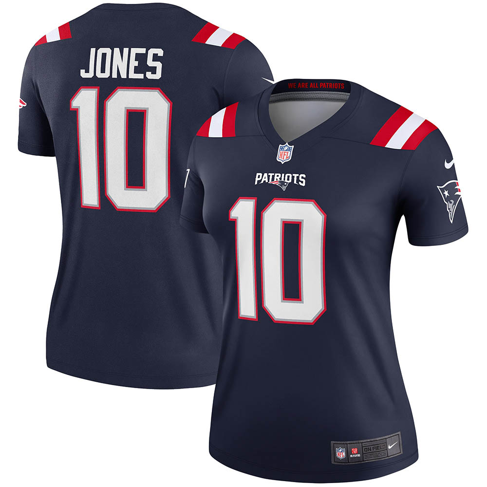 Women s New England Patriots Mac Jones Legend Jersey Navy