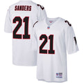 Deion Sanders Atlanta Falcons Mitchell   Ness Big   Tall 1992 Retired Player Replica Jersey   White