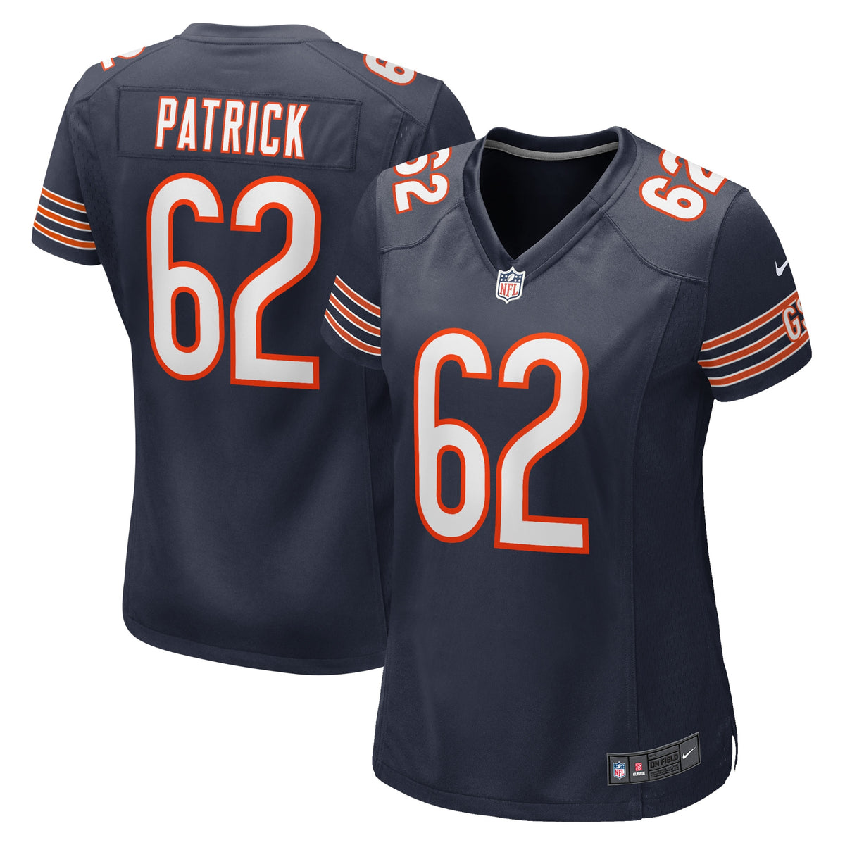 Lucas Patrick Chicago Bears Nike Women s Game Jersey   Navy