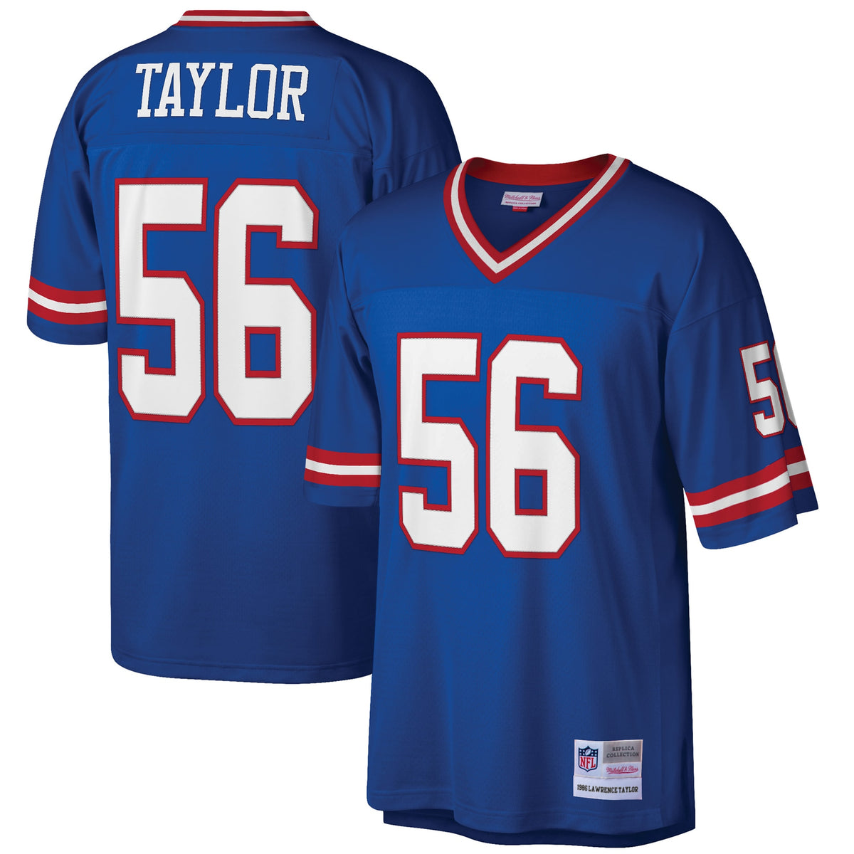 Lawrence Taylor New York Giants Mitchell Ness Big Tall 1986 Retired Player Replica Jersey Royal