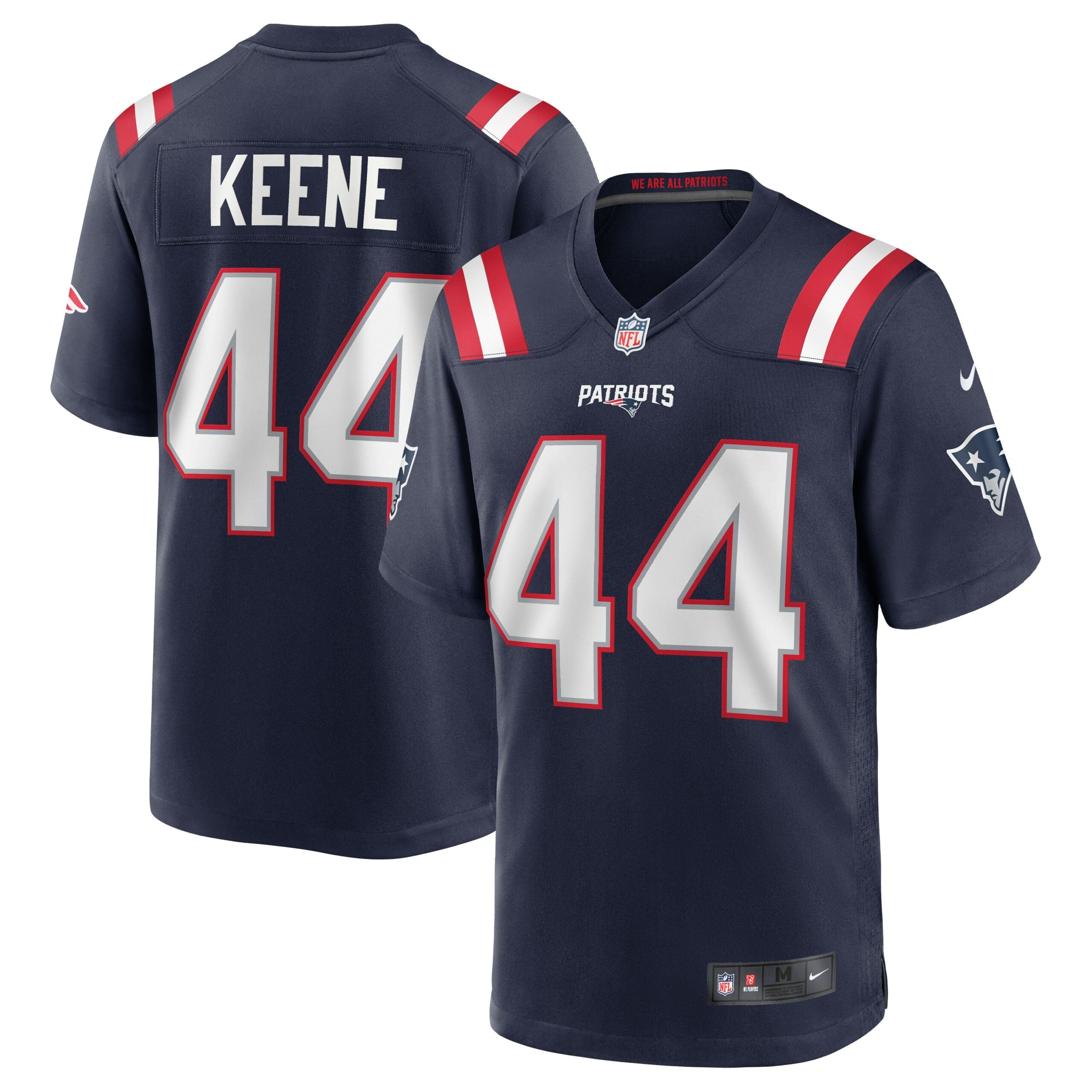 Dalton Keene New England Patriots Nike Team Game Jersey   Navy