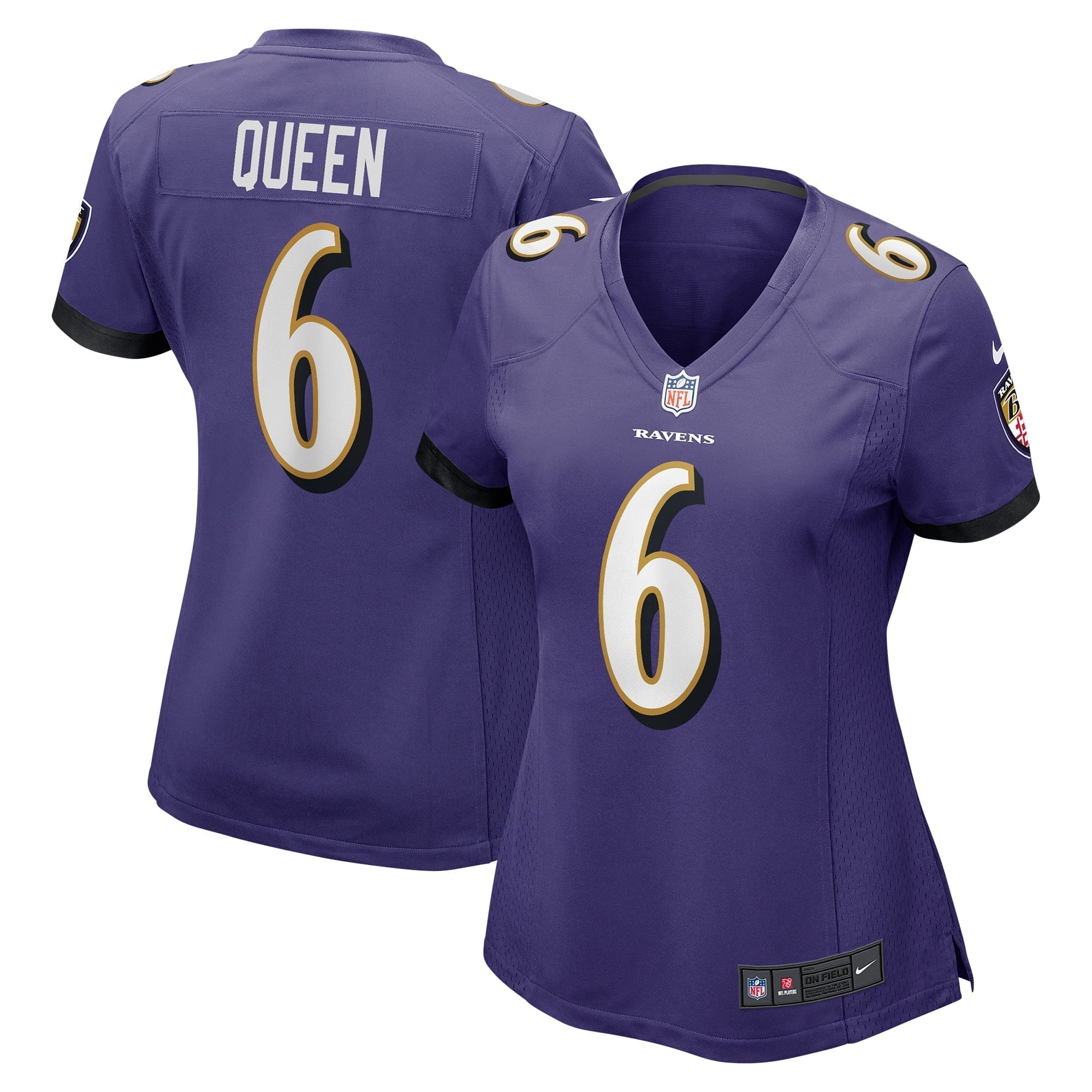 Women s Nike Patrick Queen Purple Baltimore Ravens Game Player Jersey