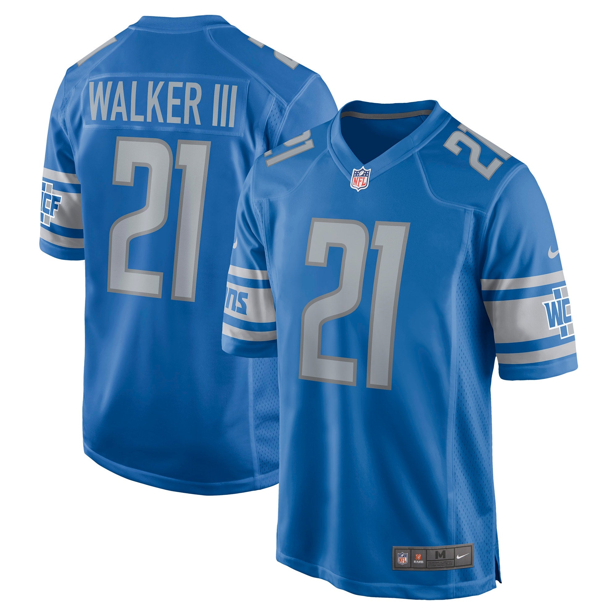 Tracy Walker III Detroit Lions Nike Game Jersey   Blue