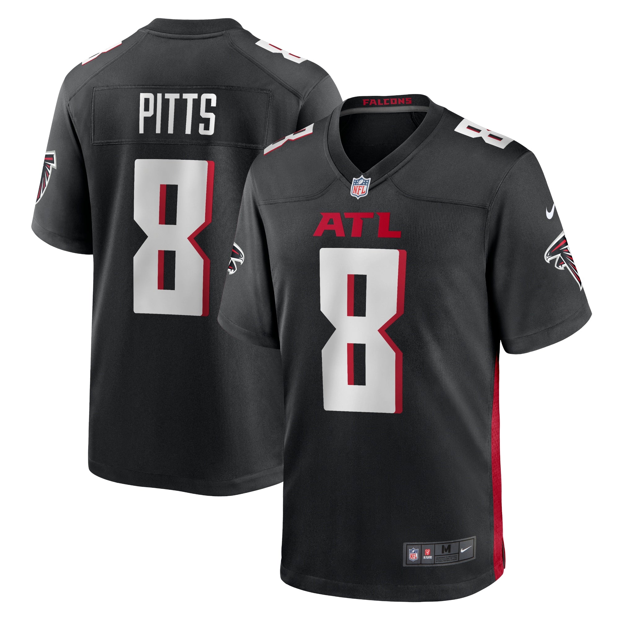 Kyle Pitts Atlanta Falcons Nike Youth Game Jersey   Black