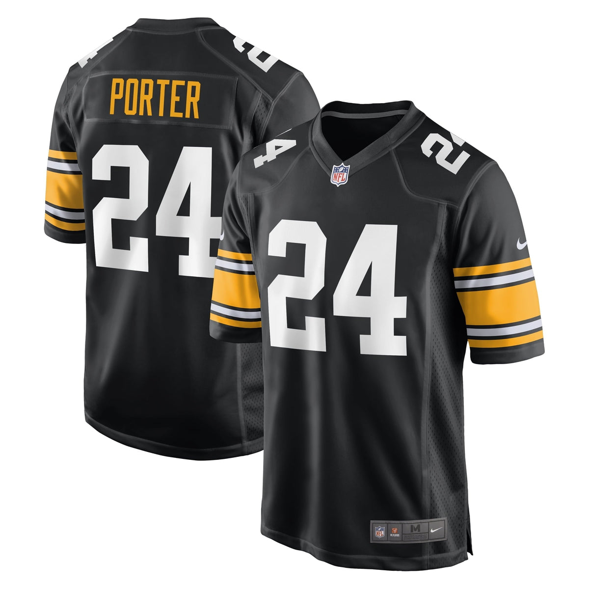 Men s Nike Joey Porter Jr. Black Pittsburgh Steelers Alternate Game Jersey