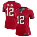 Women s Nike Tom Brady Red Tampa Bay Buccaneers Legend Jersey