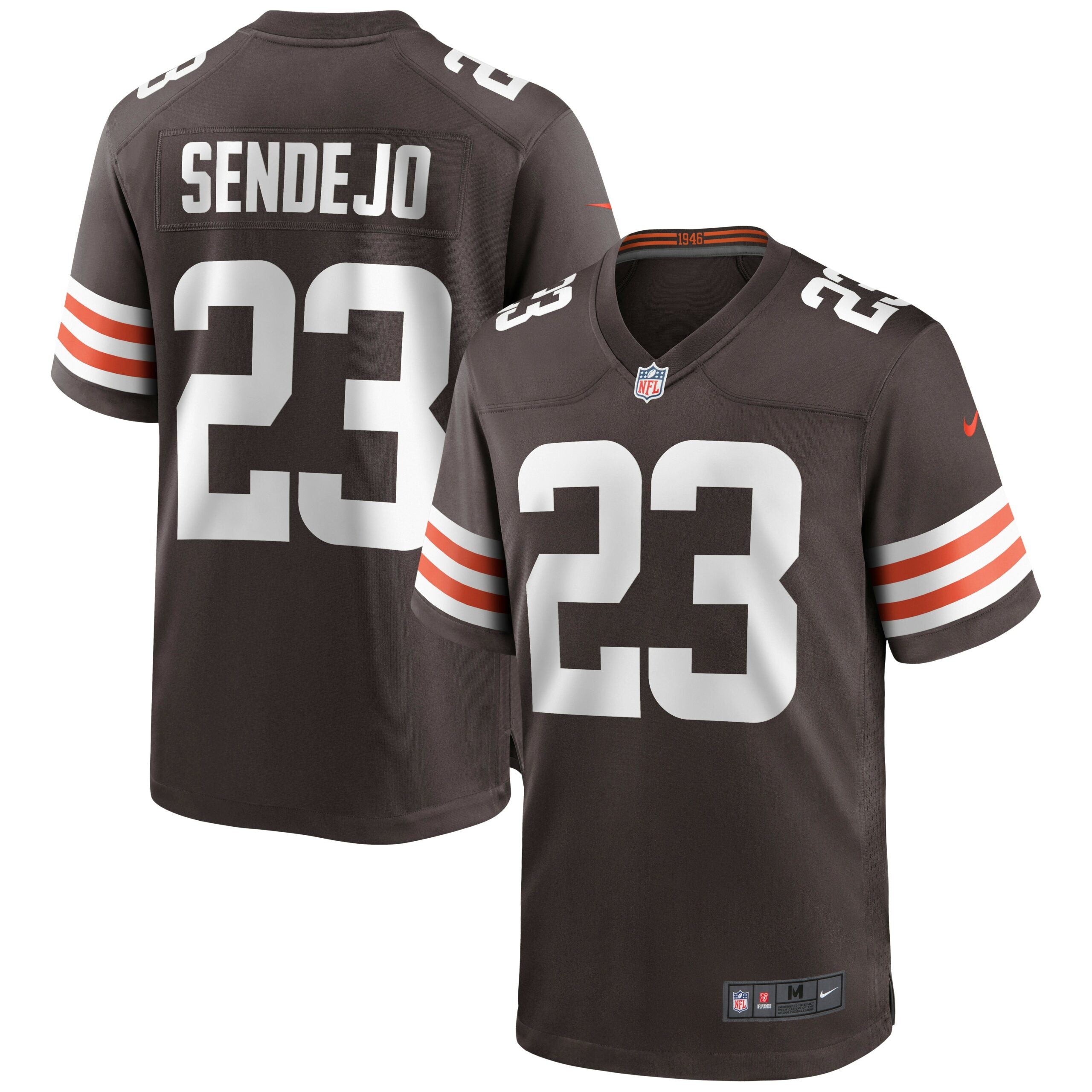Andrew Sendejo Cleveland Browns Nike Game Jersey   Brown